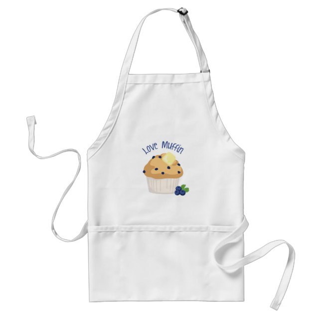 Love Muffin Adult Apron (Front)