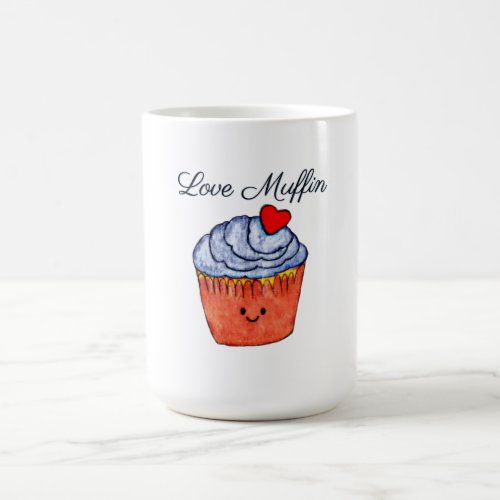 Love Muffin Blue Coffee Mug