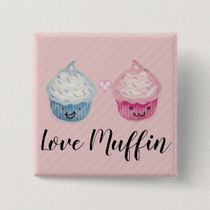 Love-Muffin Cupcakes Button