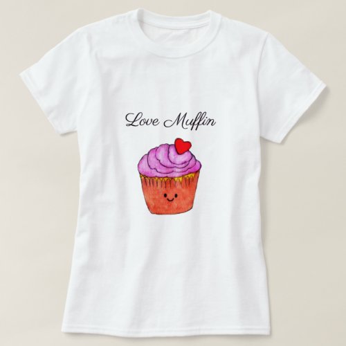 Love Muffin Pink T_Shirt