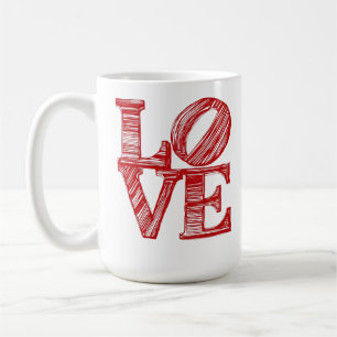 LOVE Mug, Valentine's day Gift Coffee Mug