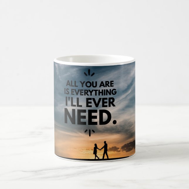 Love Mugs for Valentine's Day - Drink Up the Love (Center)
