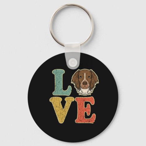 Love Munsterlander Dog Big Munsterlander Gift Keychain