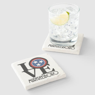 LOVE Murfreesboro Stone Coaster
