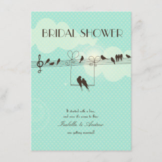 Love Music bridal shower Invitation