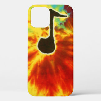 Love Music Note Tie Dye PhatDyes iPhone 12 Case