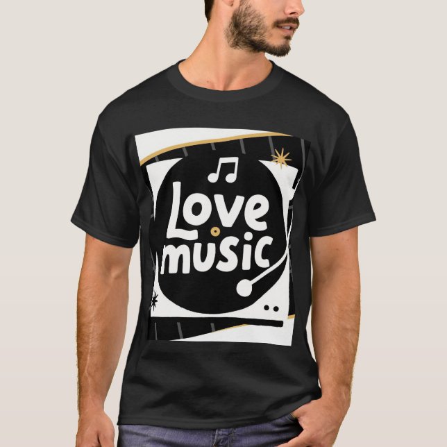 Love Music: Spin the Joy T-Shirt (Front)