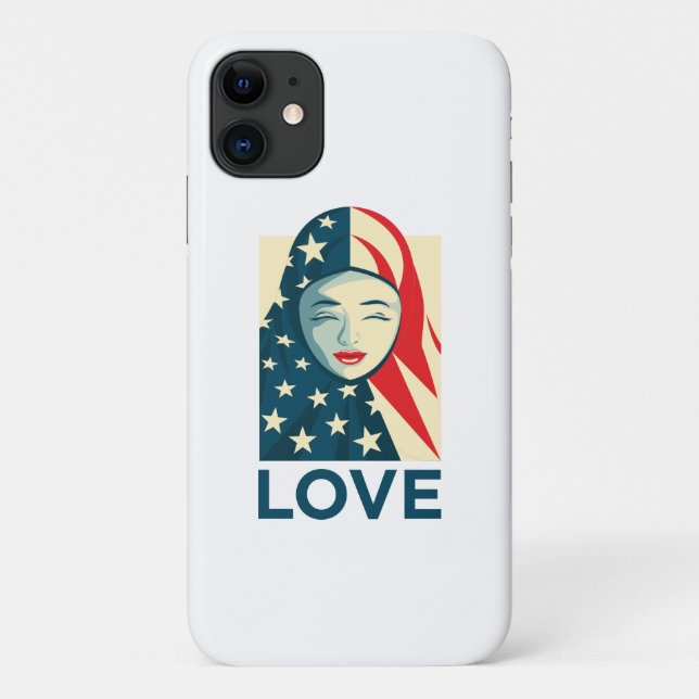 Love | Muslim Refugee Case-Mate iPhone Case (Back)