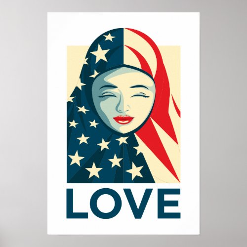 Love  Muslim Refugee Poster