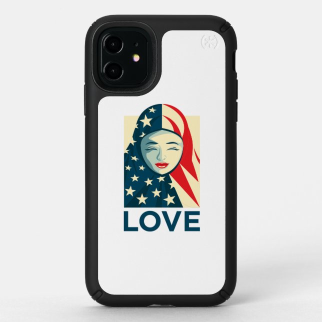 Love | Muslim Refugee Speck iPhone 11 Case (Front)