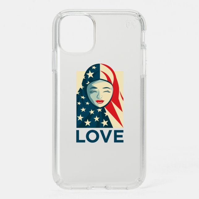 Love | Muslim Refugee Speck iPhone 11 Case (Front)