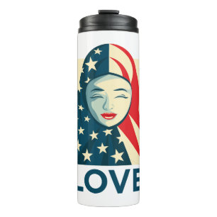 Love   Muslim Refugee Thermal Tumbler