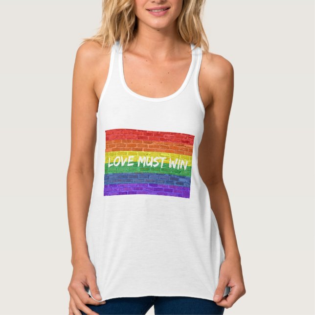 Love Must Win Tank Top (Front)
