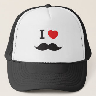 Love Mustache Trucker Hat