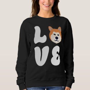 Love My Akita Inu  For Akita Inu Dog  Tee