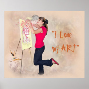 LOVE MY ART POSTER