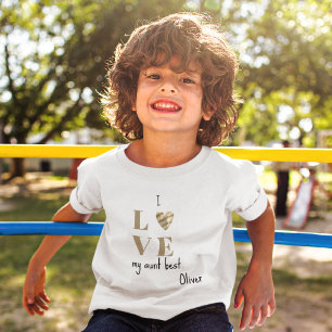 Love My Aunt, Cute 2T to 5/6T Fine Jersey Toddler T-shirt
