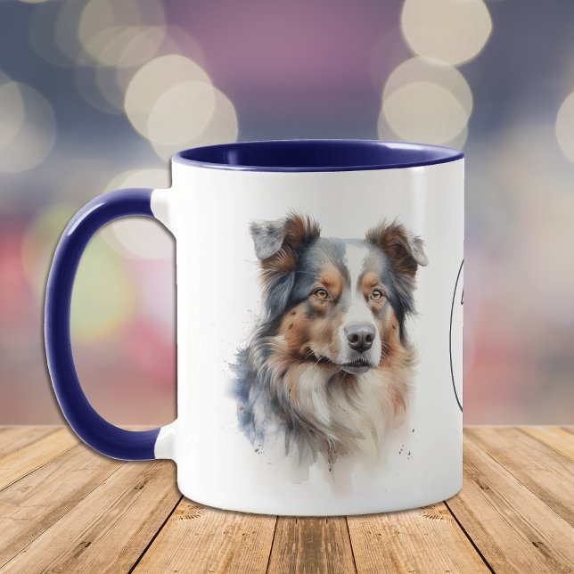 Love My Aussie Dog Portrait Mug (Creator Uploaded)