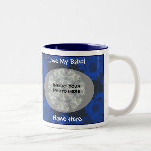 Love My Babci Floral Polish Grandmother Mug