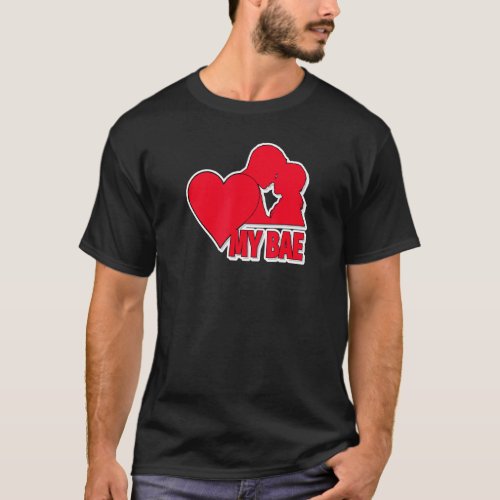 Love My Bae Men Women Lover Idea T_Shirt