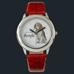Love My Beagle Watch<br><div class="desc">This watch is a fantastic gift for any Beagle lover.</div>