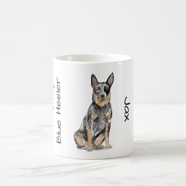 Love My Blue Heeler Coffee Mug (Center)