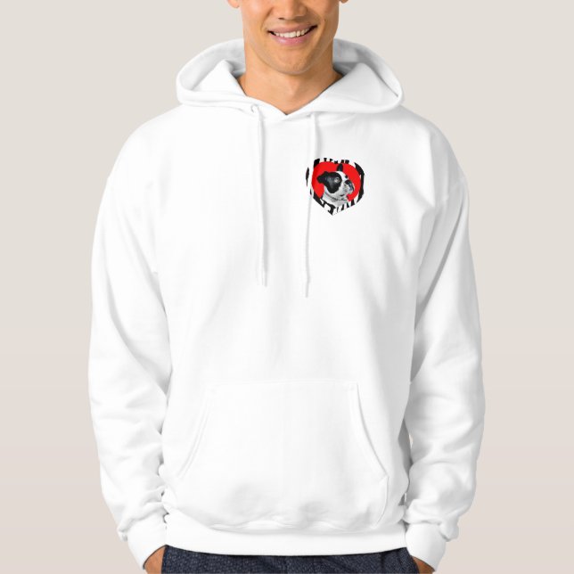 Love My Boston Terrier Hoodie (Front)
