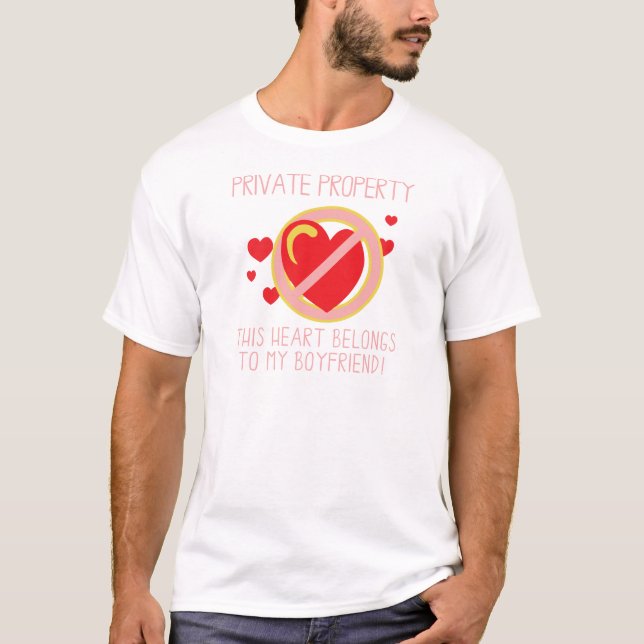 Love My Boyfriend T-Shirt (Front)
