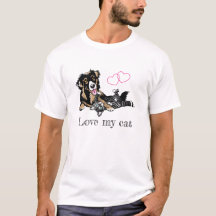 Love my cat, all men love their cats, funny