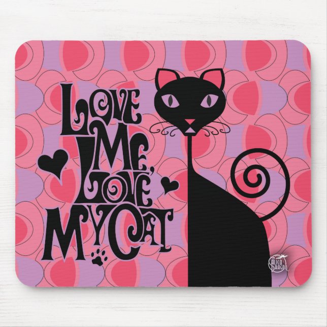Love My Cat mousepad (Front)