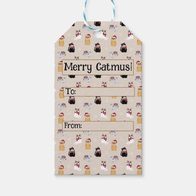 Love my cats gift tags (Front)