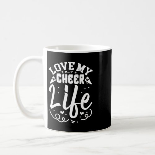 Love My Cheer Life 2Cheerleader Coffee Mug