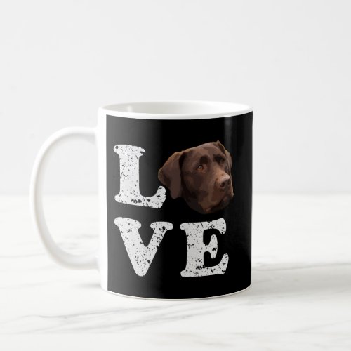 Love My Chocolate Lab Labrador Retriever Coffee Mug