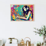 Love My Computer Pop Art Poster<br><div class="desc">Embrace the digital age with our 'Love My Computer Pop Art Poster.' This dynamic artwork celebrates the profound relationship we have with our digital companions, blending the vibrant spirit of pop art with the modern tech-driven world. The bold colors and striking design create a visually captivating masterpiece that reflects the...</div>