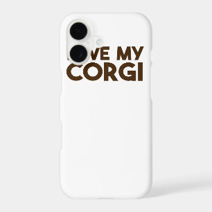 LOVE MY CORGI PAW iPhone 17 CASE