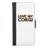 Cute Corgi Meow Cat Long Wallet