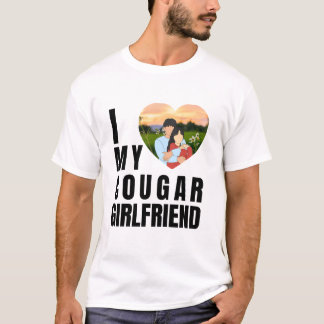 Love My Cougar Funny Older Girlfriend Dating Quote T-Shirt