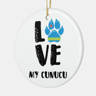 LOVE MY CUNUCU (Black letters) - Ornament