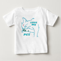 LOVE MY CUTE AQUA PET CAT