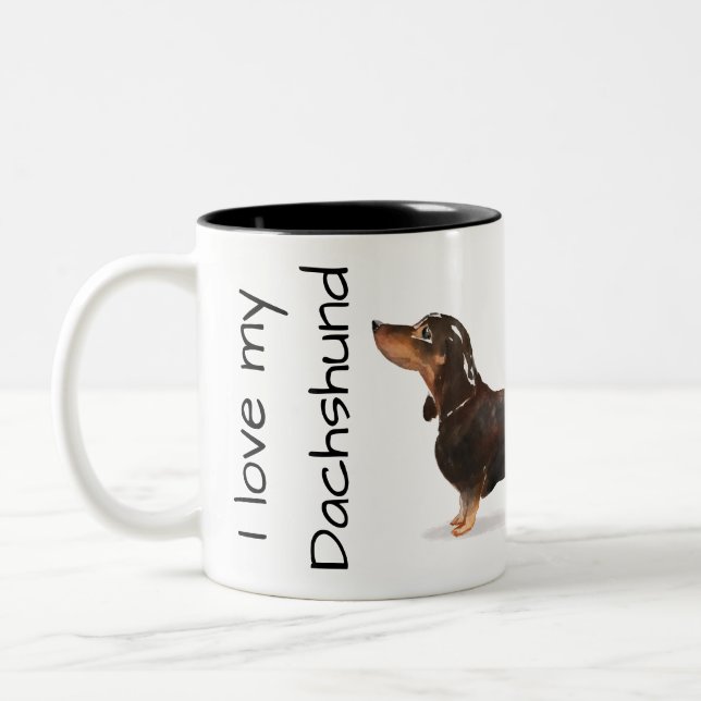 Love My Dachshund Mug (Left)