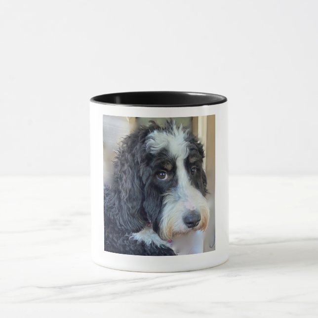 Love My Dad Bernedoodle Mug (Center)