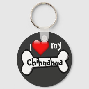 Love my Dog Breed (enter favorite breed) Custom Keychain
