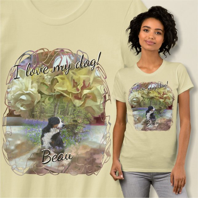 Love My Dog First Spring Flowers PCM1 T-Shirt (Creator Uploaded)