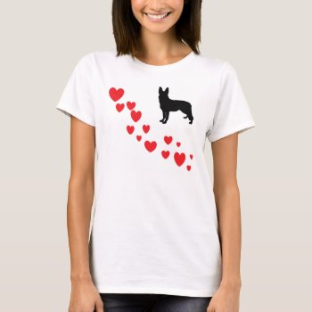 Love My Dog T-shirt by KraftyKays at Zazzle
