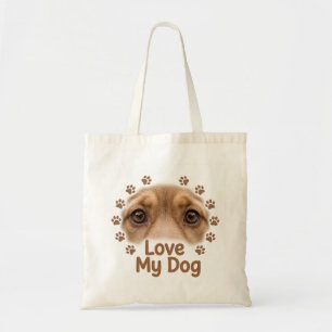 Love My Dog Tote Bag