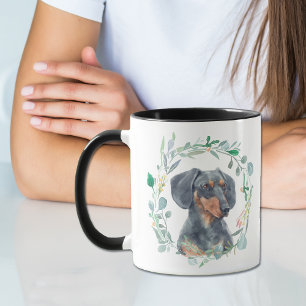 Love My Doxie Wreath Coffee Mug