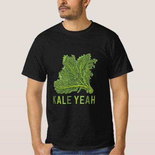 Love My Favorite Vegan This is Kale Yeah Veggie T  T_Shirt