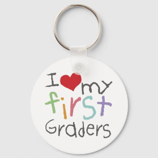 Love My First Graders Keychain