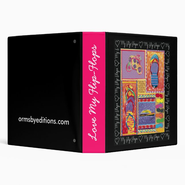 Love-My-Flip-Flops - multi use binder (Background)