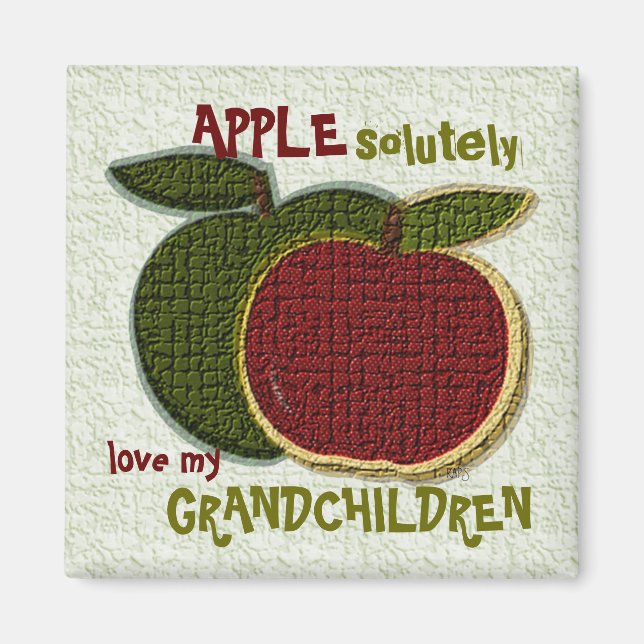 Love my Grandchildren C Magnet (Front)